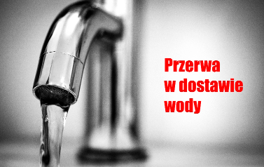 Baner przerwa w dostawie wody 